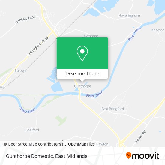 Gunthorpe Domestic map