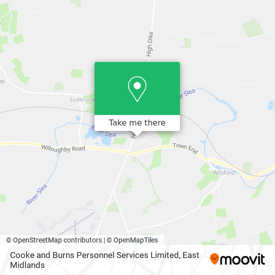 Cooke and Burns Personnel Services Limited map