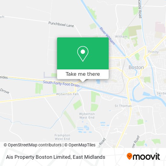 Ais Property Boston Limited map