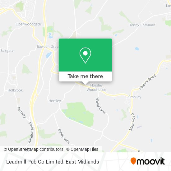 Leadmill Pub Co Limited map