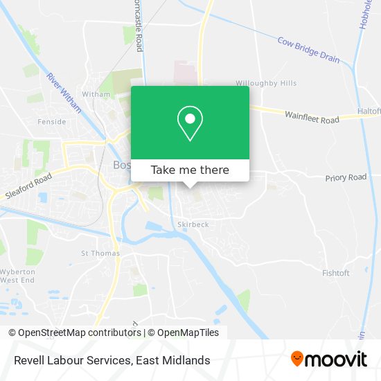 Revell Labour Services map