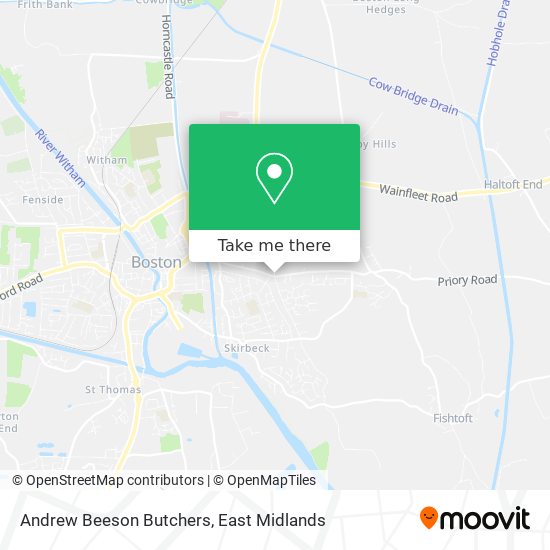 Andrew Beeson Butchers map