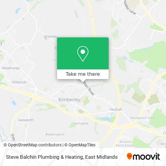 Steve Balchin Plumbing & Heating map