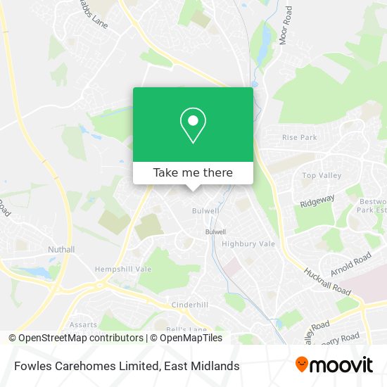 Fowles Carehomes Limited map