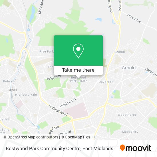 Bestwood Park Community Centre map
