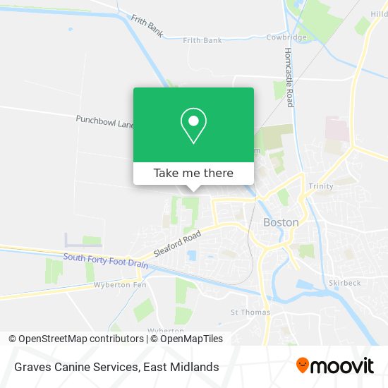 Graves Canine Services map