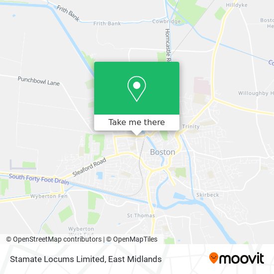 Stamate Locums Limited map