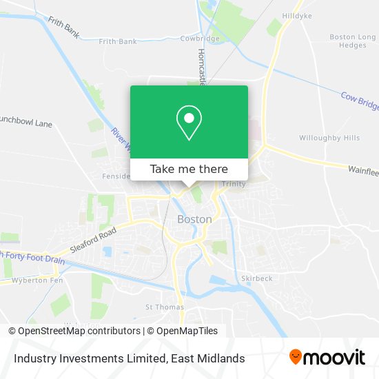Industry Investments Limited map