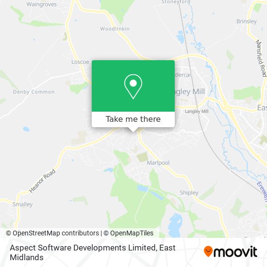 Aspect Software Developments Limited map