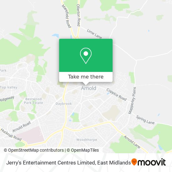 Jerry's Entertainment Centres Limited map