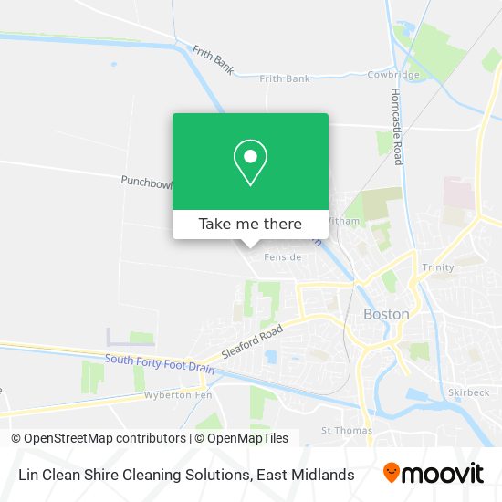 Lin Clean Shire Cleaning Solutions map