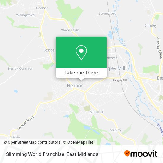 Slimming World Franchise map