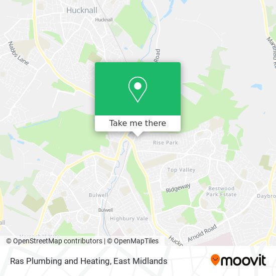 Ras Plumbing and Heating map