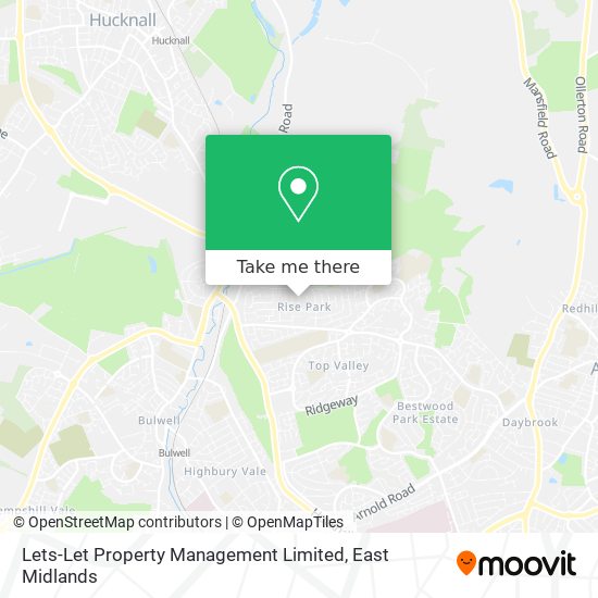 Lets-Let Property Management Limited map