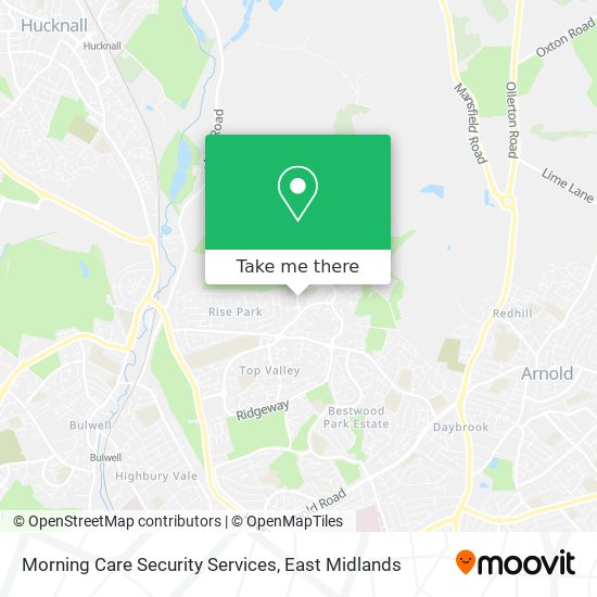 Morning Care Security Services map