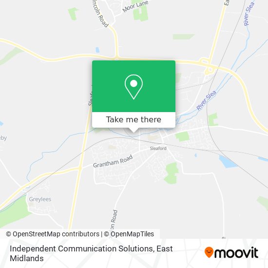 Independent Communication Solutions map