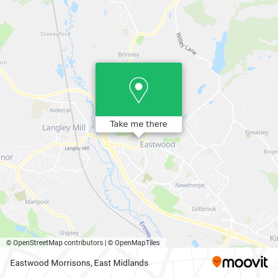 Eastwood Morrisons map