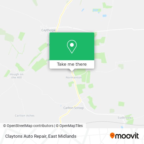 Claytons Auto Repair map