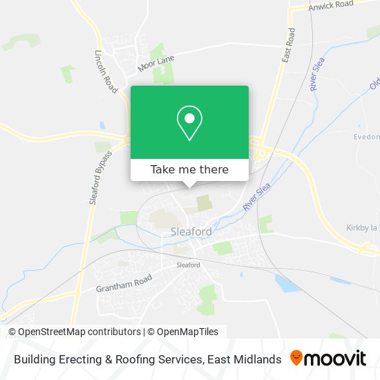 Building Erecting & Roofing Services map