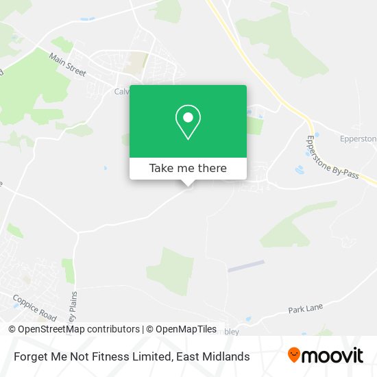 Forget Me Not Fitness Limited map