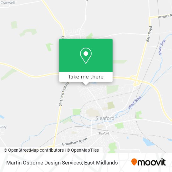 Martin Osborne Design Services map