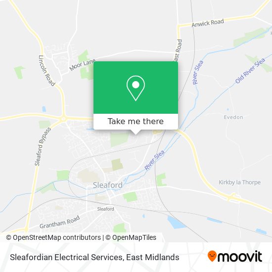 Sleafordian Electrical Services map