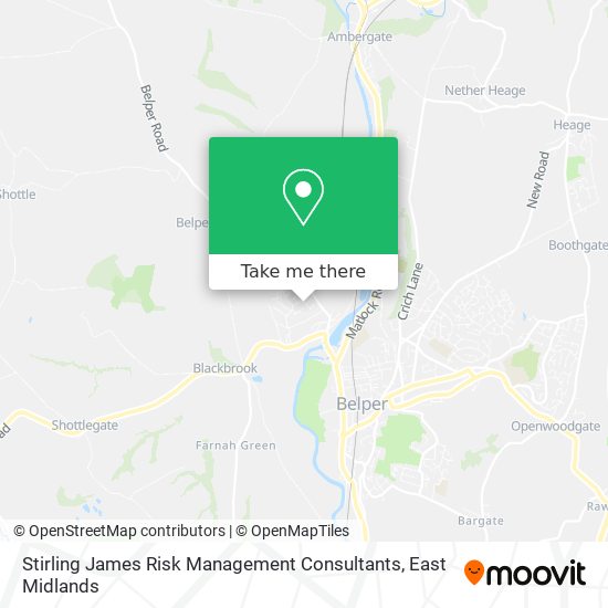 Stirling James Risk Management Consultants map