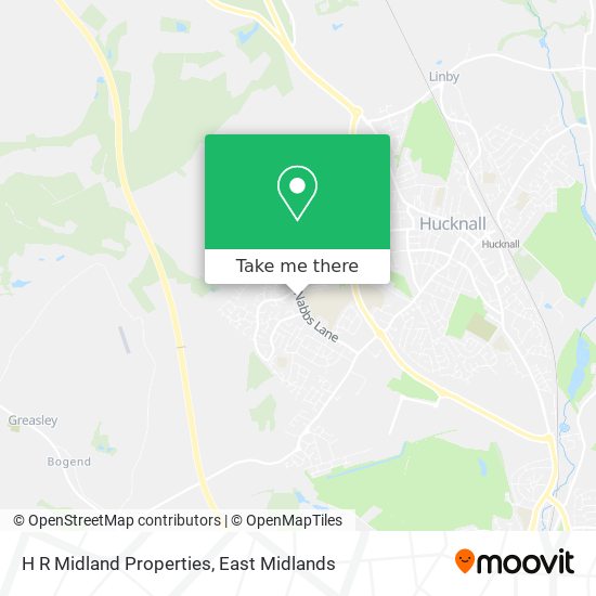 H R Midland Properties map