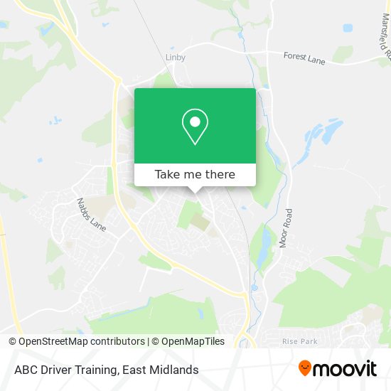 ABC Driver Training map