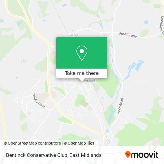 Bentinck Conservative Club map