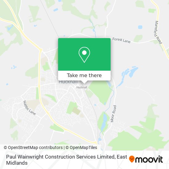 Paul Wainwright Construction Services Limited map