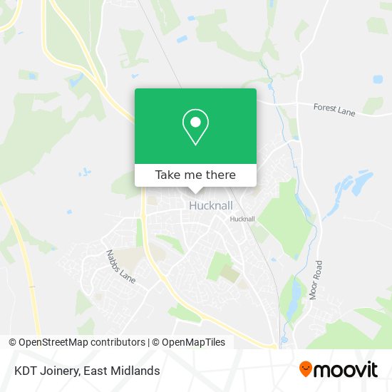 KDT Joinery map