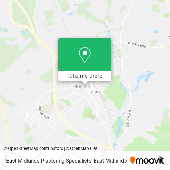 East Midlands Plastering Specialists map