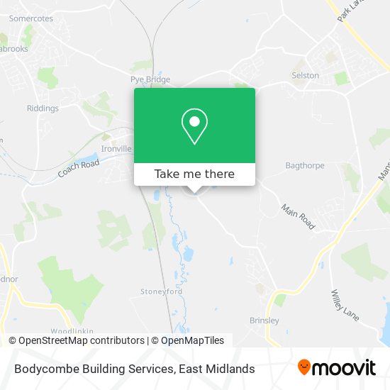 Bodycombe Building Services map