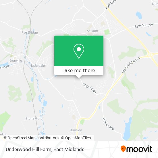 Underwood Hill Farm map