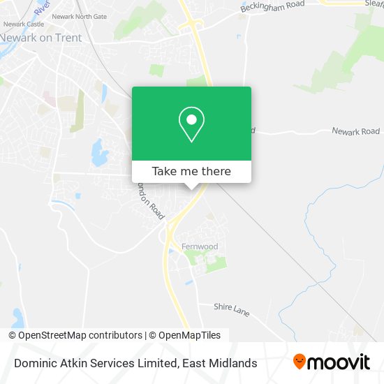 Dominic Atkin Services Limited map