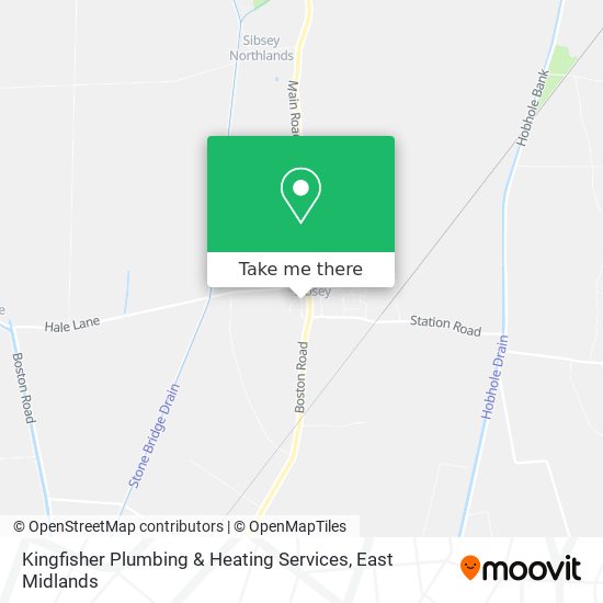 Kingfisher Plumbing & Heating Services map