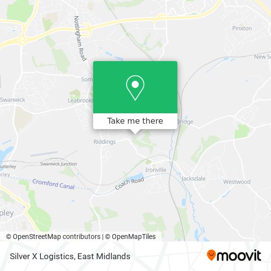 Silver X Logistics map