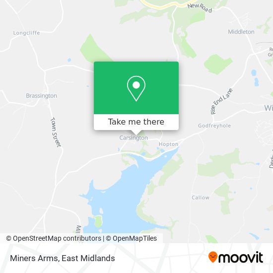 Miners Arms map