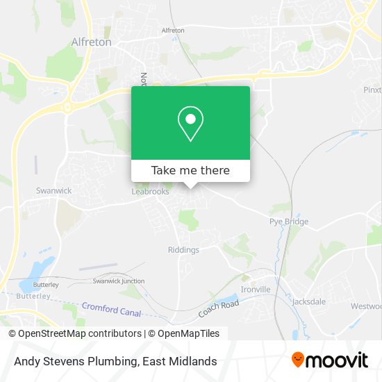 Andy Stevens Plumbing map
