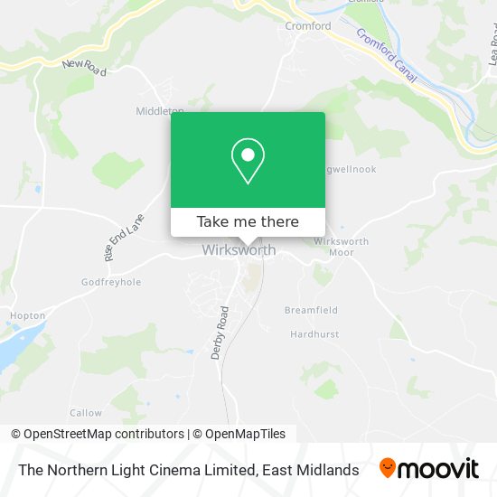 The Northern Light Cinema Limited map