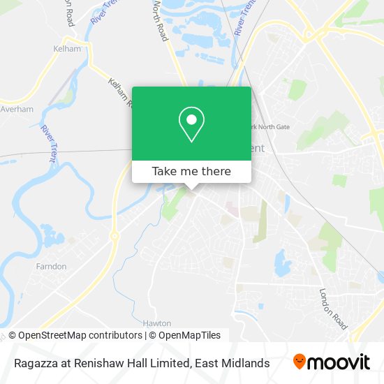 Ragazza at Renishaw Hall Limited map