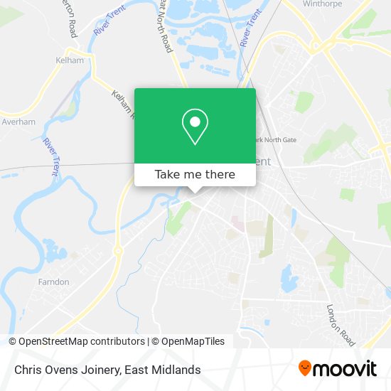 Chris Ovens Joinery map