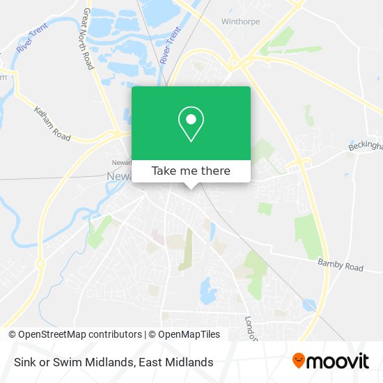 Sink or Swim Midlands map