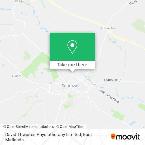 David Thwaites Physiotherapy Limited map