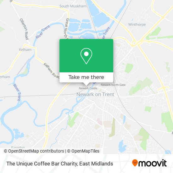 The Unique Coffee Bar Charity map