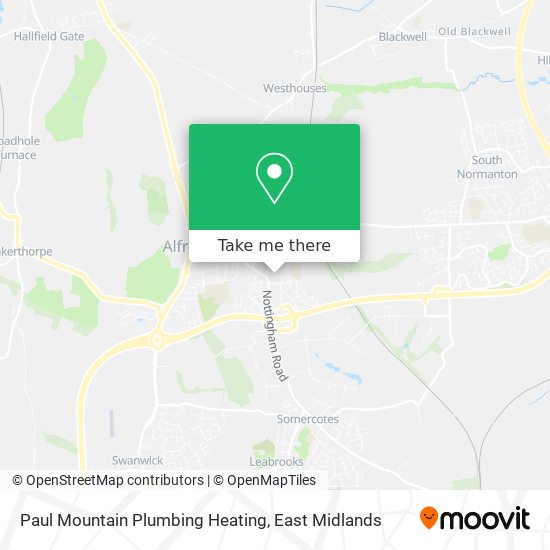 Paul Mountain Plumbing Heating map