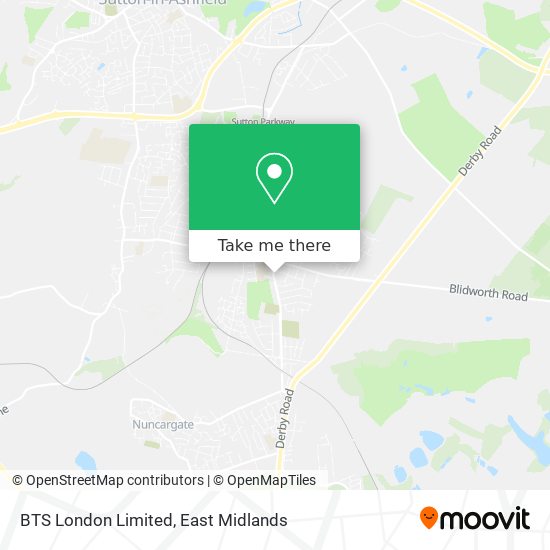 BTS London Limited map