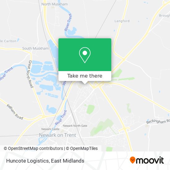 Huncote Logistics map