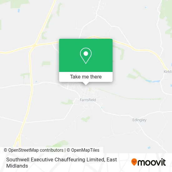 Southwell Executive Chauffeuring Limited map